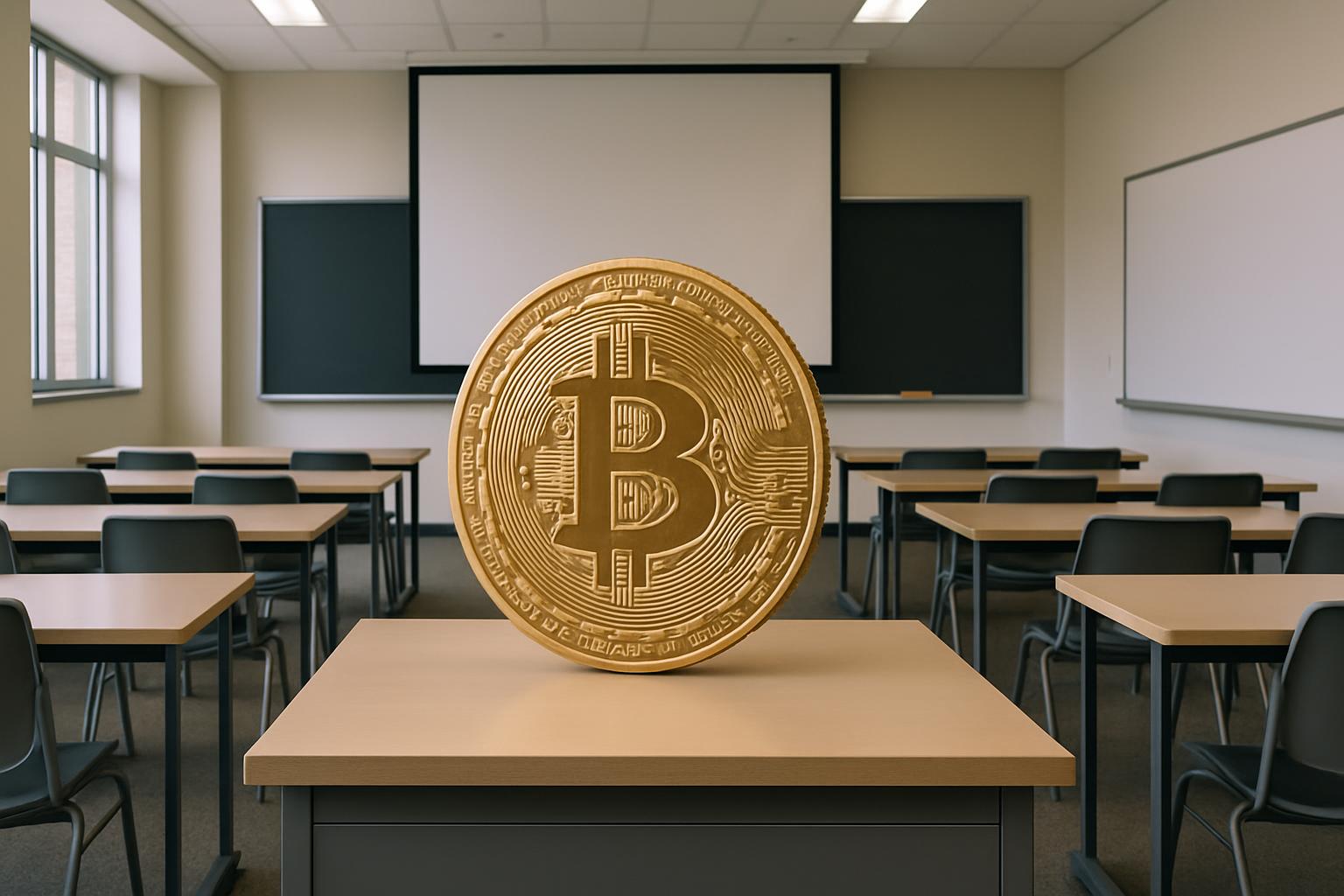 Une pièce de monnaie en or ornée d'une lettre "B".